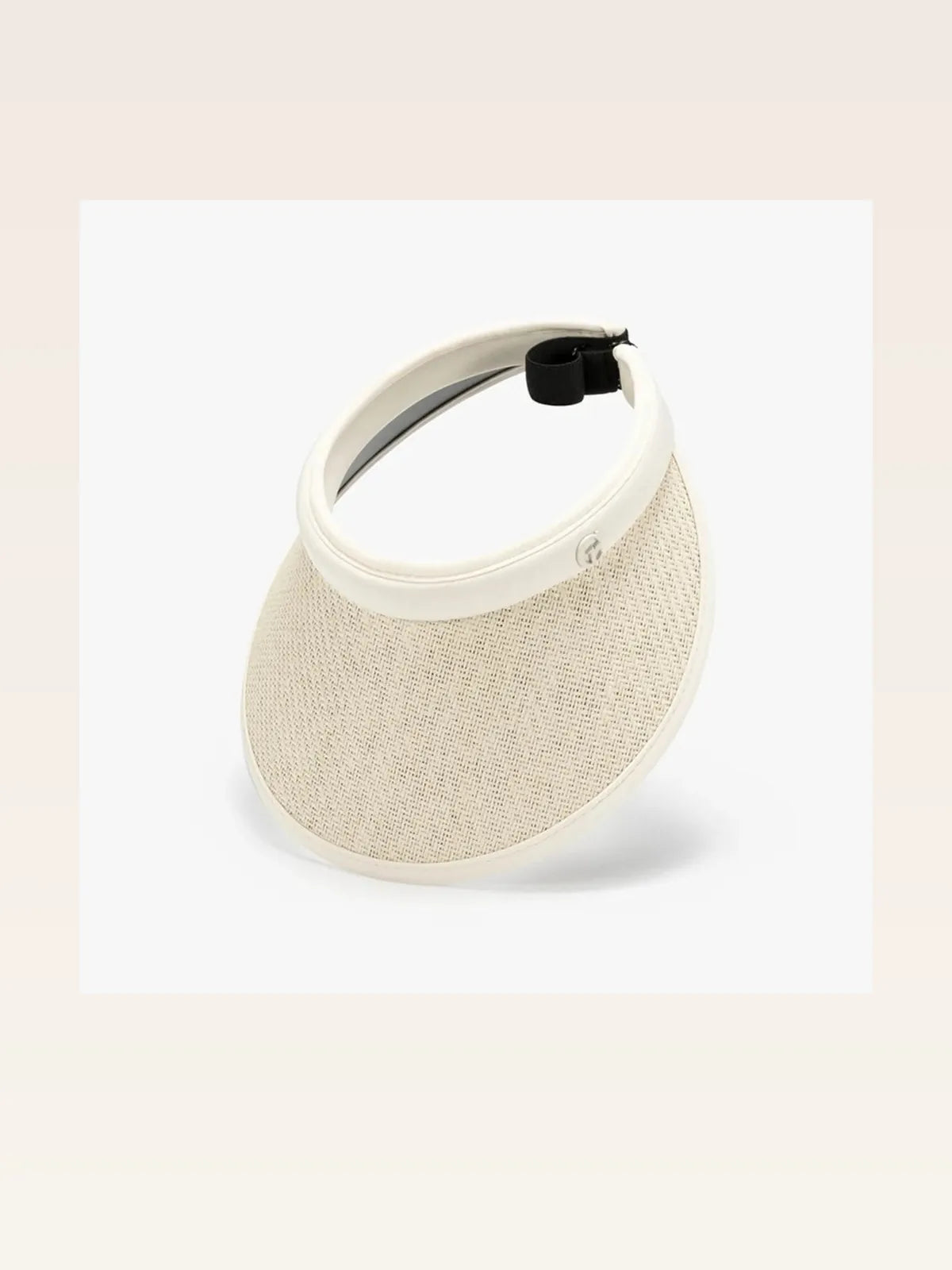 Solid Adjustable Weave Visor