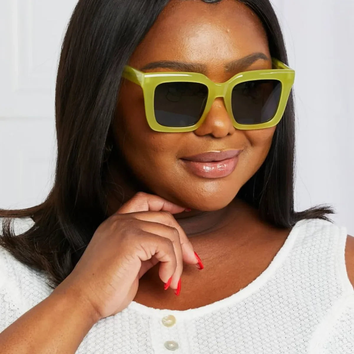 Square Sunglasses with TAC Polarized Lenses
