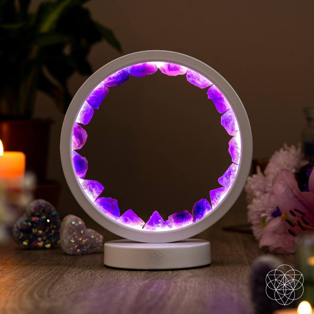 Stress Less, Sleep More – Amethyst Healing Lamp