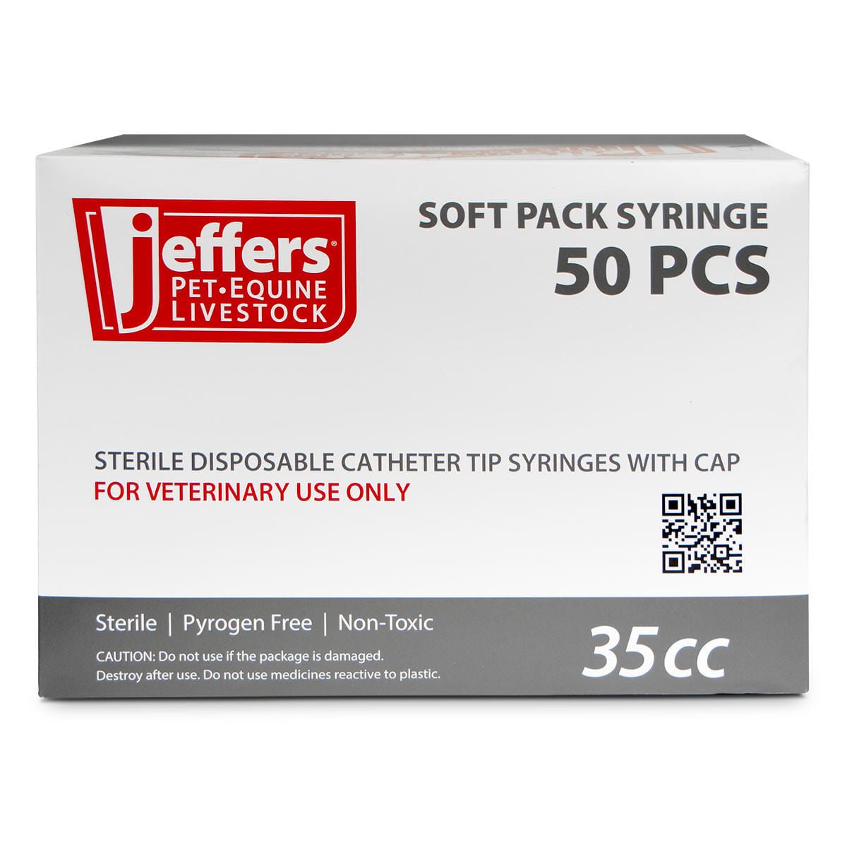 Jeffers Syringe with Catheter Tip