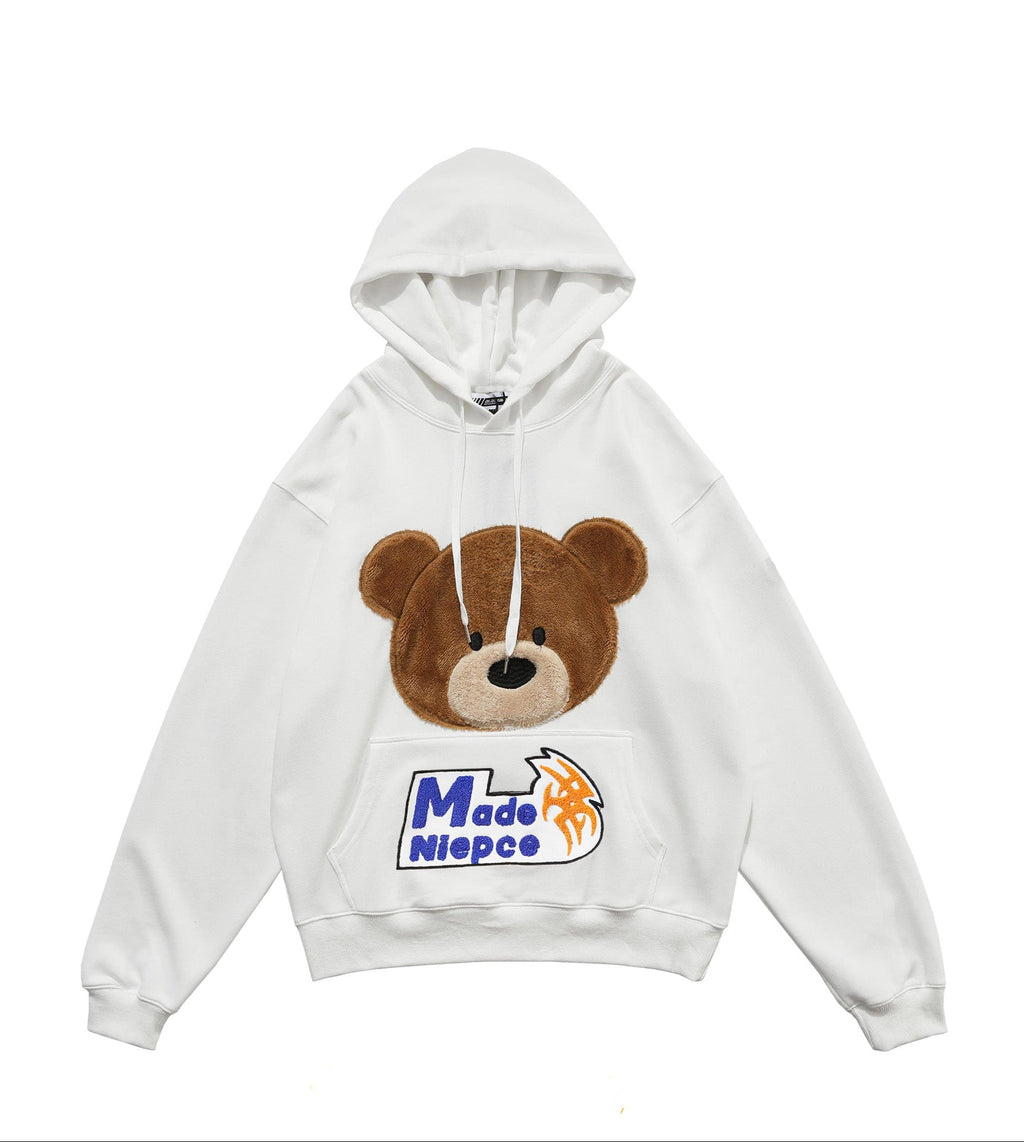 EXT369 Furry Teddy Hoodie