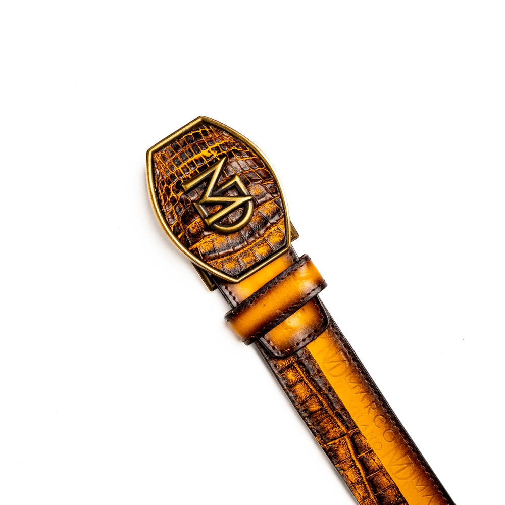 Texas Belt Mustard Brown