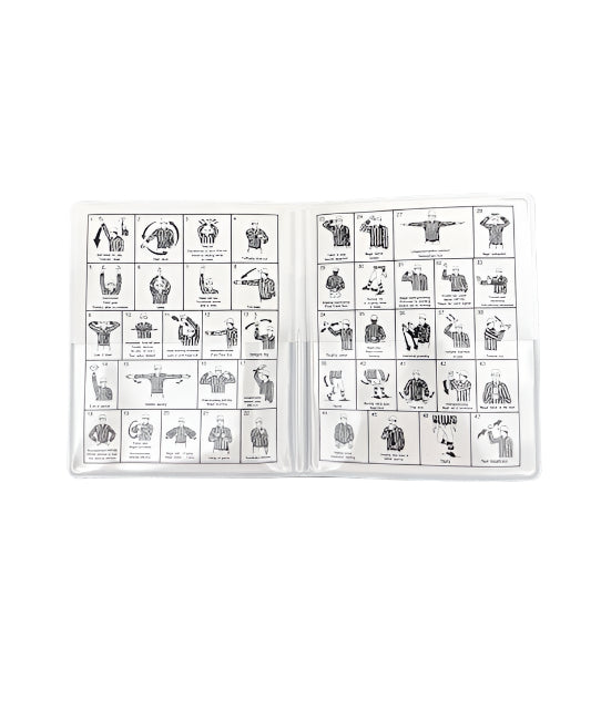Honig's Football Card Holder with Signals