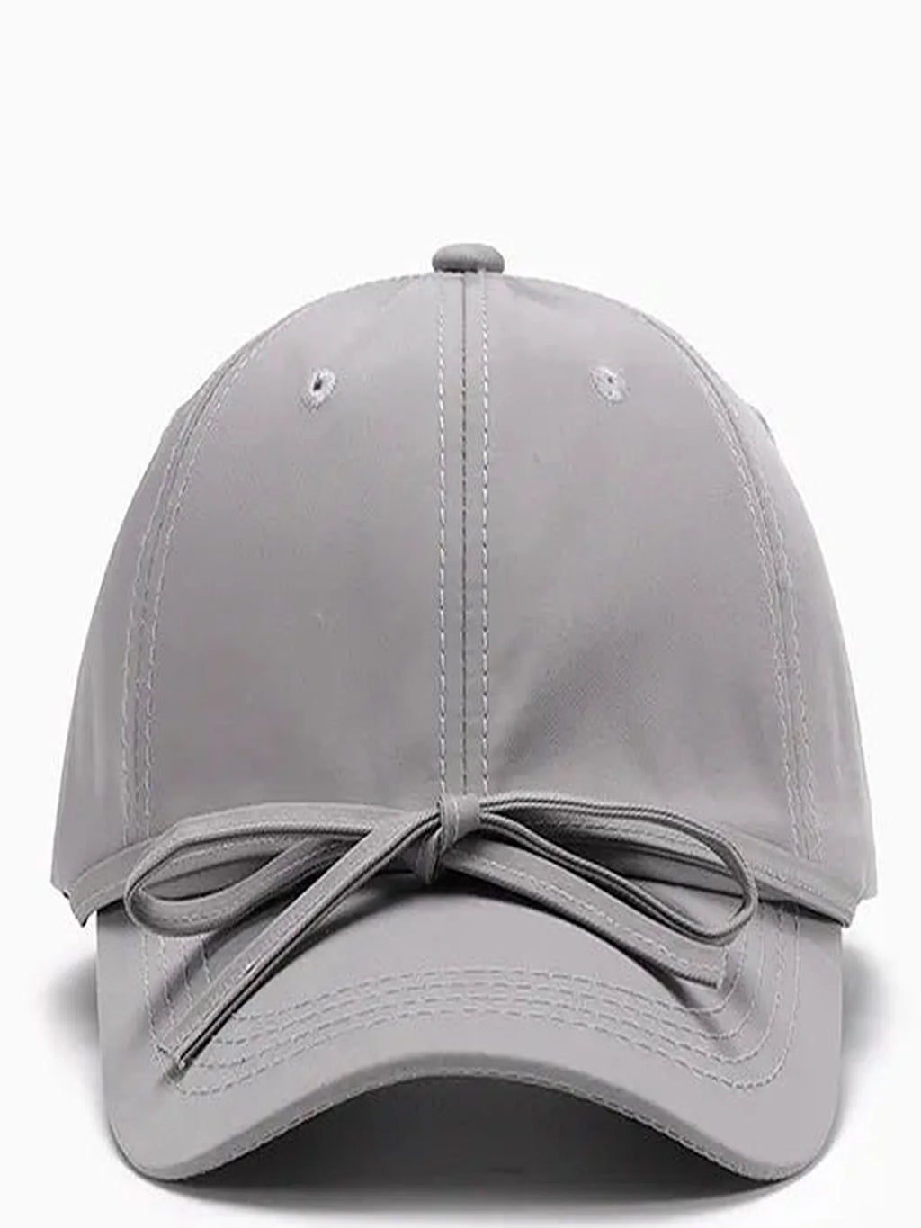 Tied Bow Cotton Baseball Cap