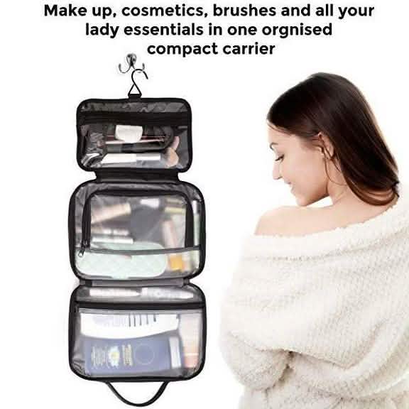 Unisex Waterproof, Foldable Travel Toiletry Bag