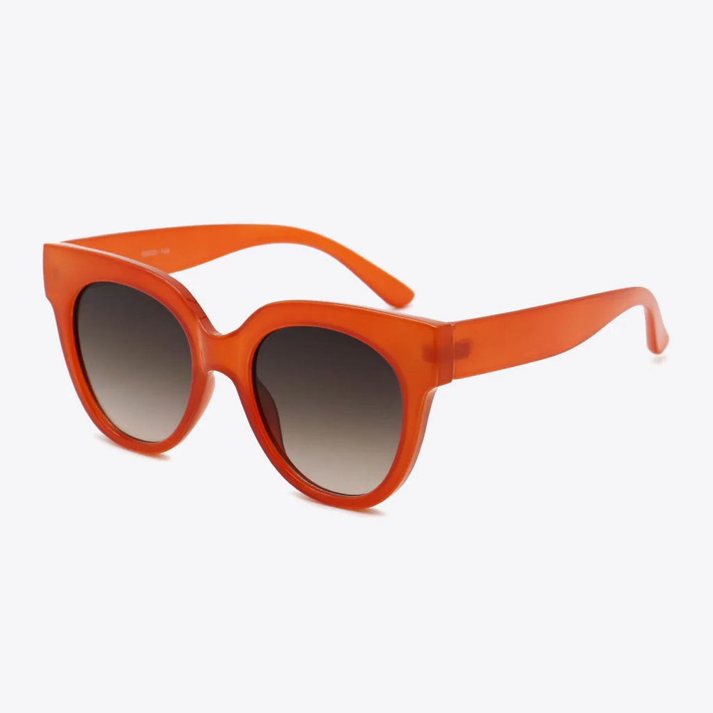 UV400 Polycarbonate Round Gradient Lens Sunglasses