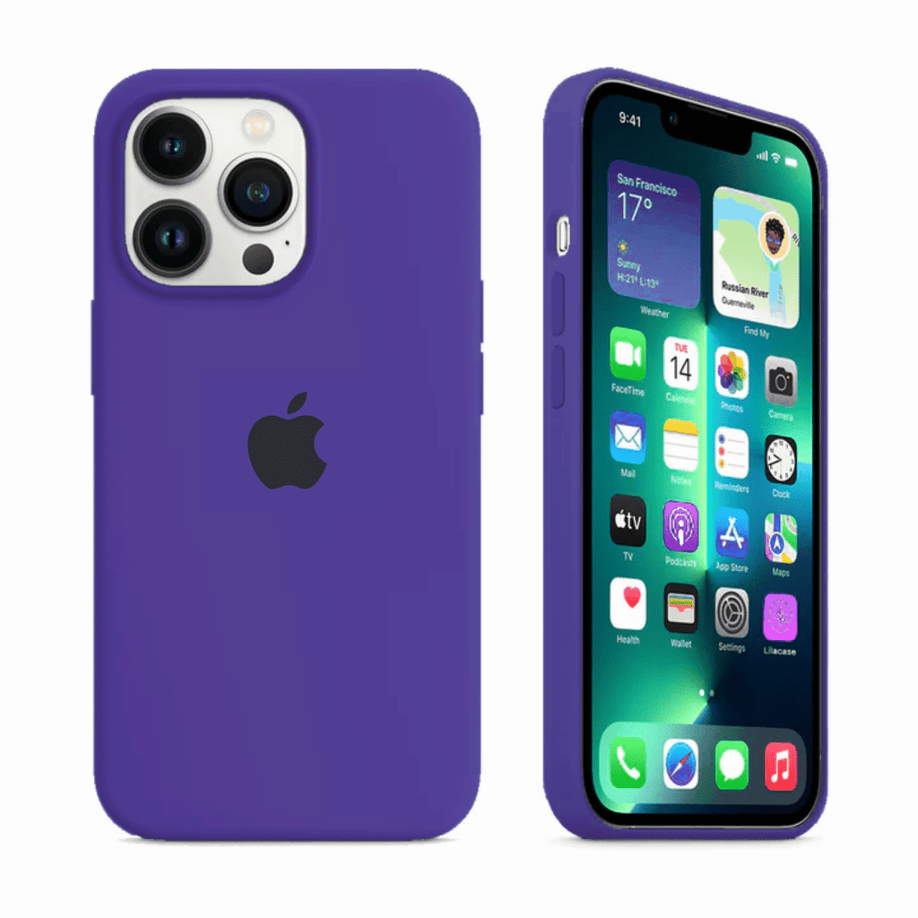iPhone Silicone Case (Violet)