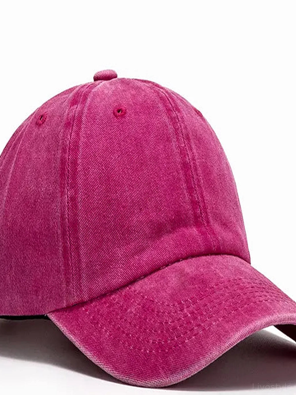 Washed Curved-Brim Adjustable Baseball Cap