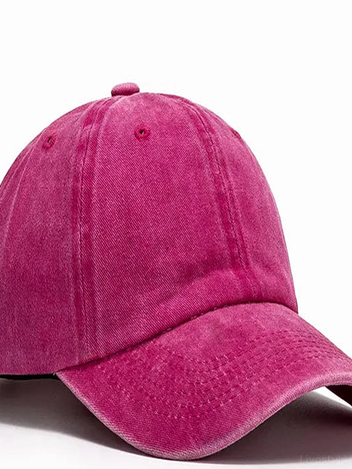 Washed Curved-Brim Adjustable Baseball Cap