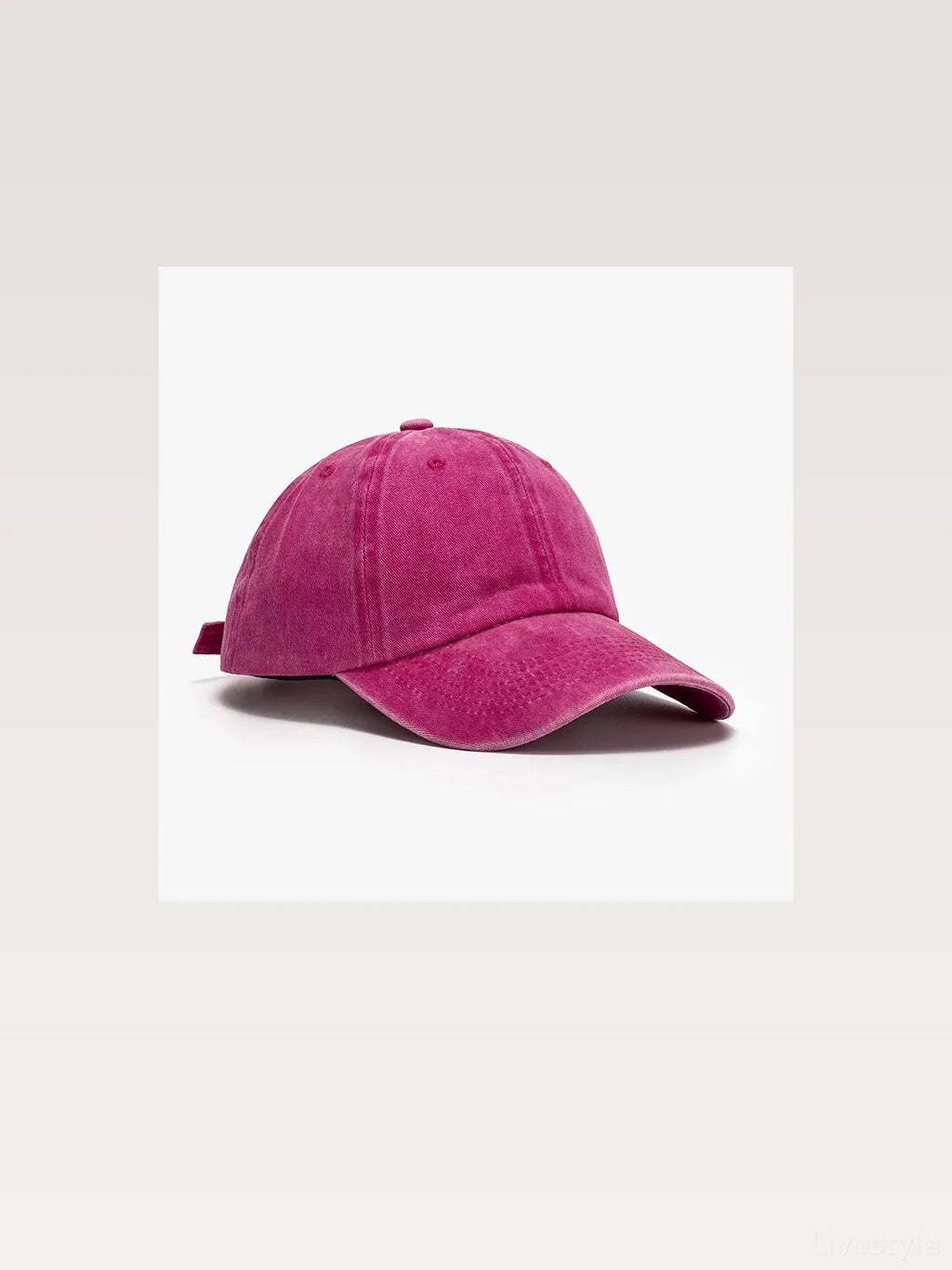 Washed Curved-Brim Adjustable Baseball Cap