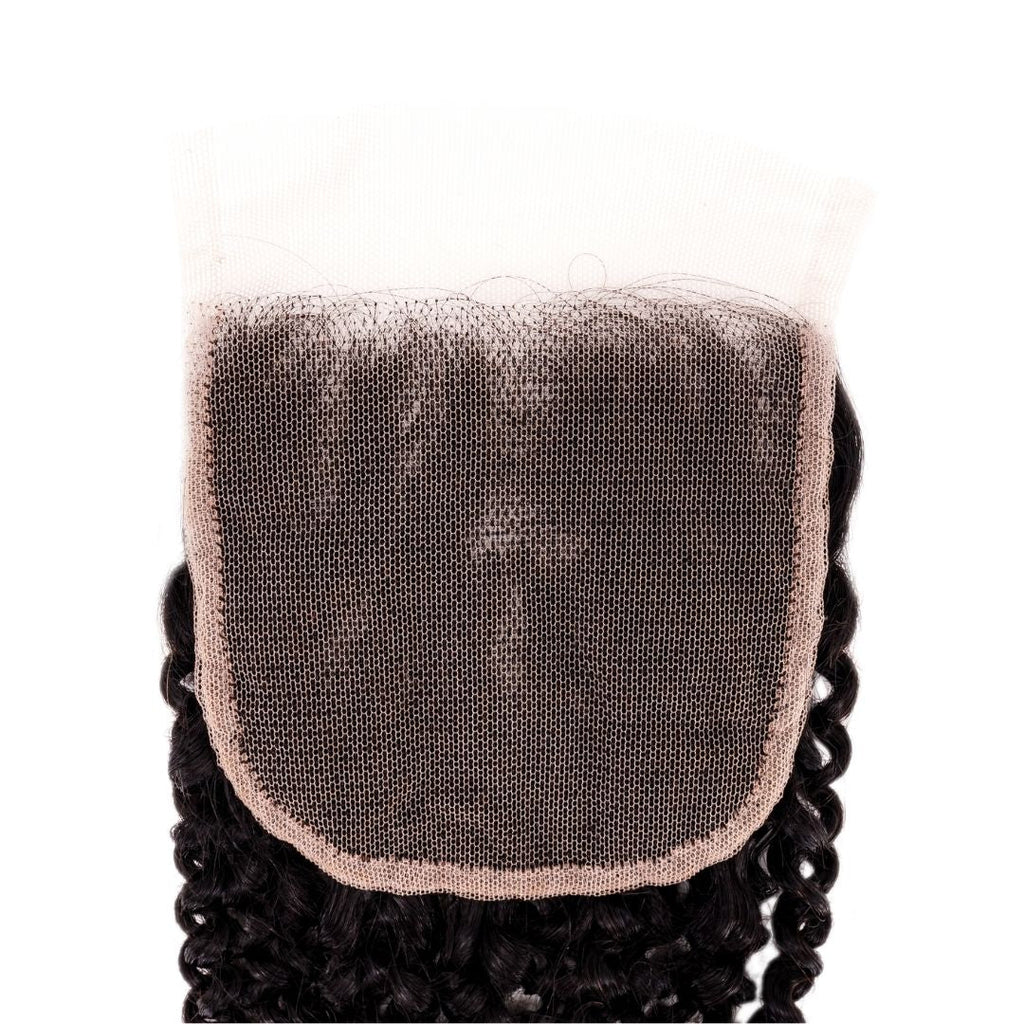 Afro Kinky Curly 4x4 Transparent Lace Closure